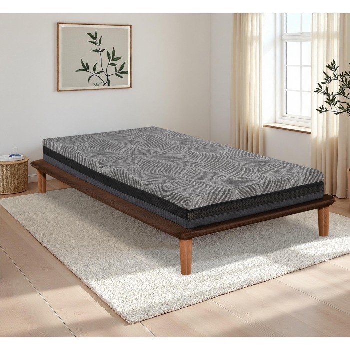 6 Inch Gel Memory Foam Mattress, Soft Knitted Fabric Mattress in a Box, Twin