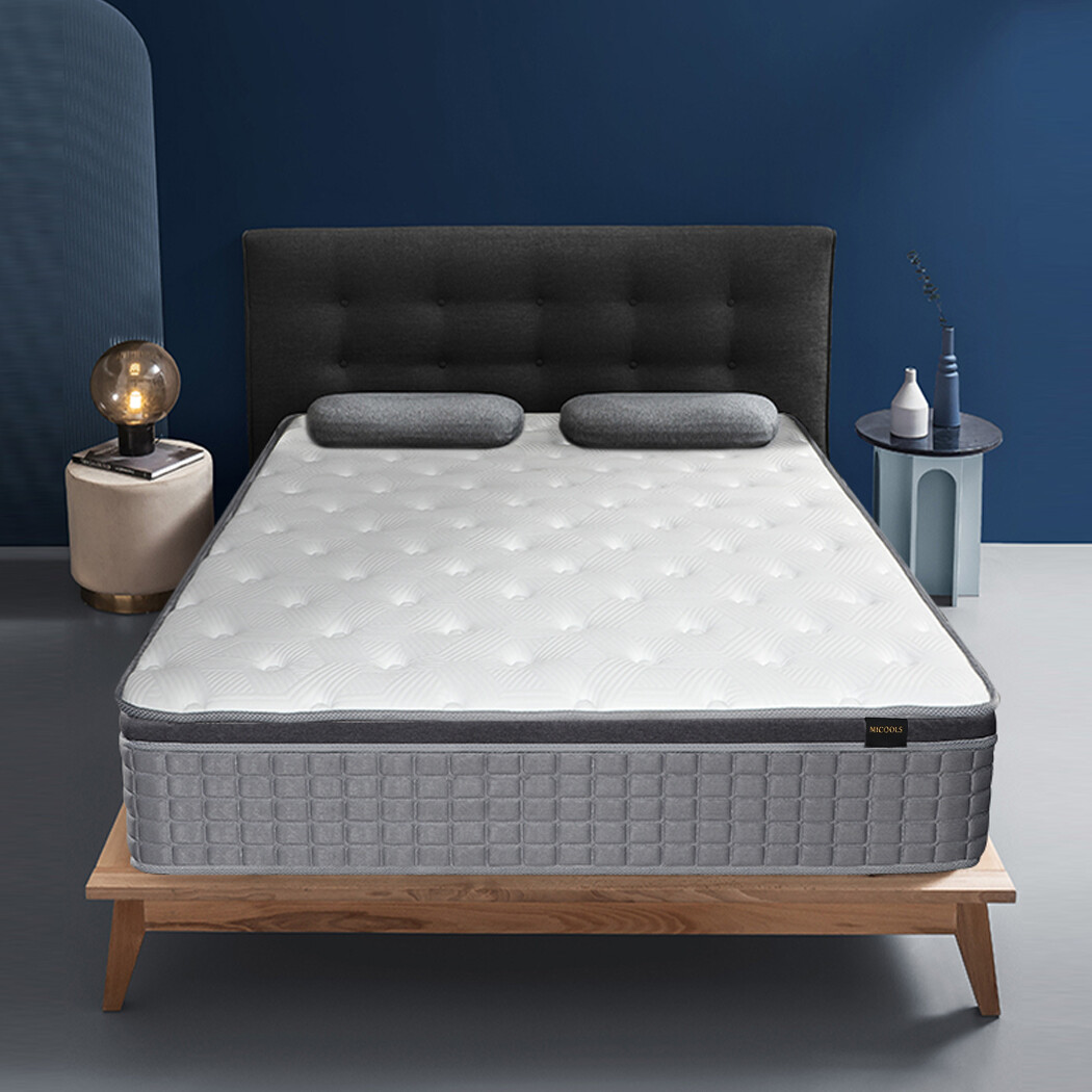 MICOOLS Mattress 14″ Twin Full Queen King Size Luxury Hybrid Mattress in a box