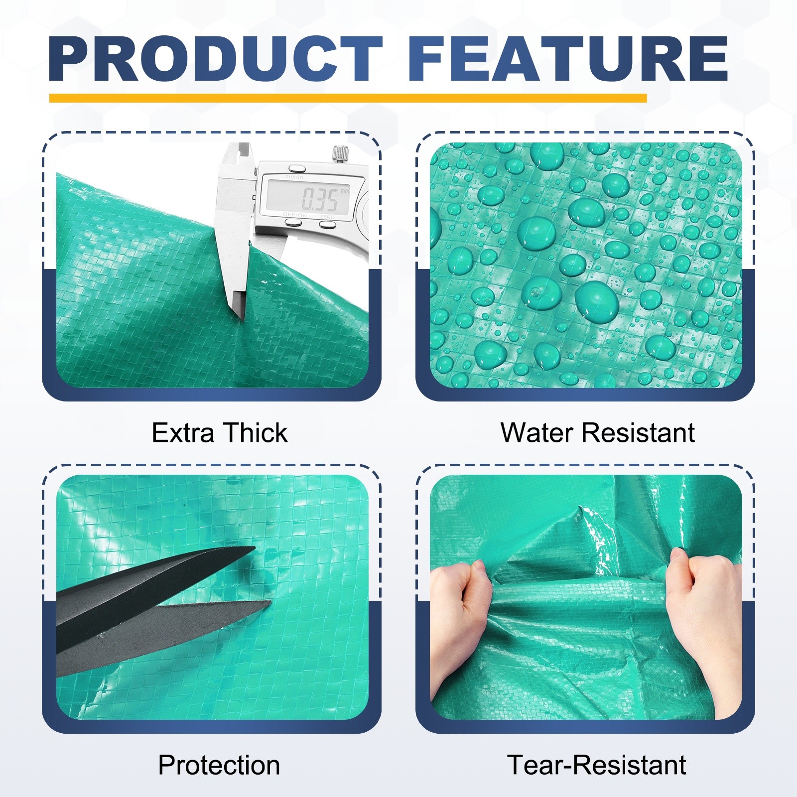 Mattress Bag for Moving and Storage, Twin Size Fit 78.7″x47.2″x11.8″, Green
