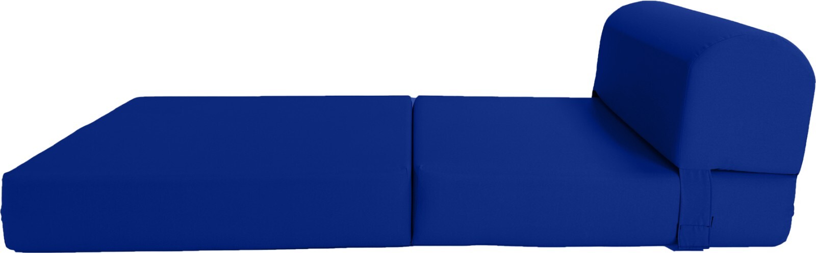 Royal Blue 6 x 24 x 70 Sleeper Chair Folding Foam Bed, Studio Sofa Beds, Couches