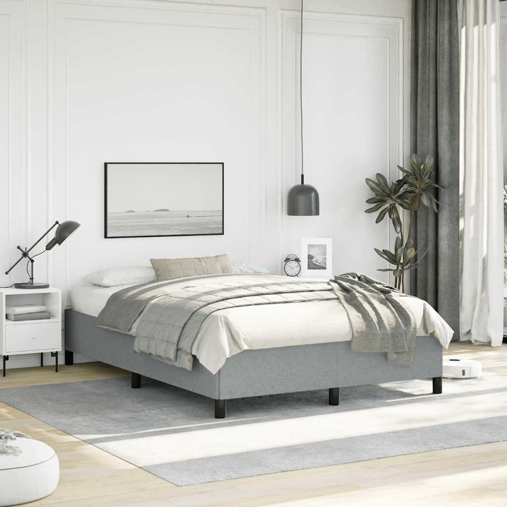 Bed Frame, Fabric, Easy Assembly, No Mattress vidaXL