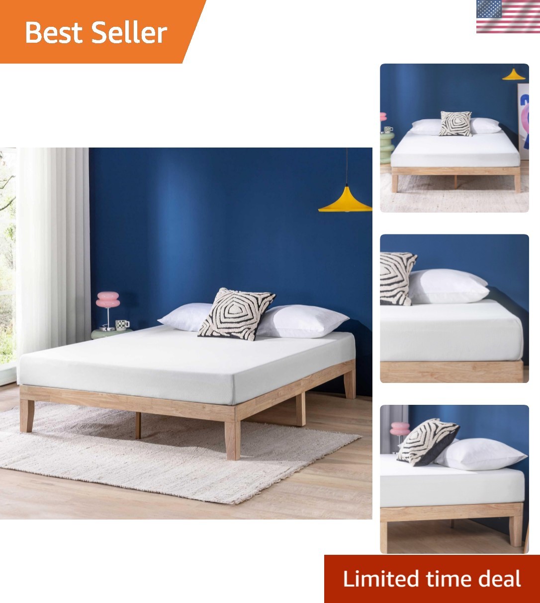 8-Inch Cooling Gel Memory Foam Mattress – Medium Firm, CertiPUR-US Certified