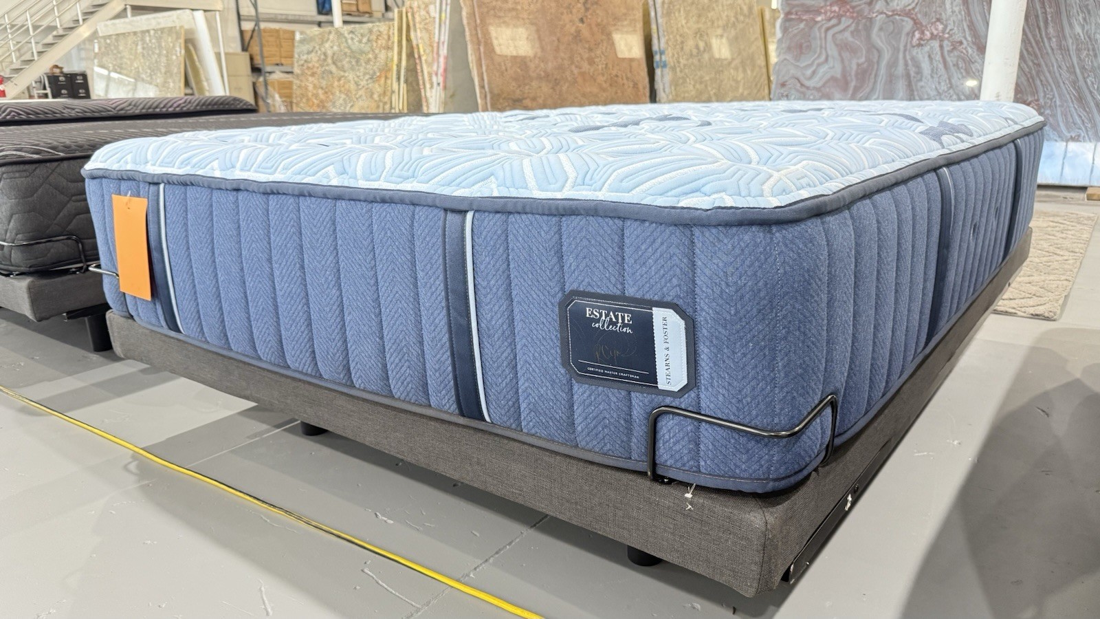 Stearns & Foster Estate Firm QUEEN Mattress w/Rize Clarity II Adjustable Base