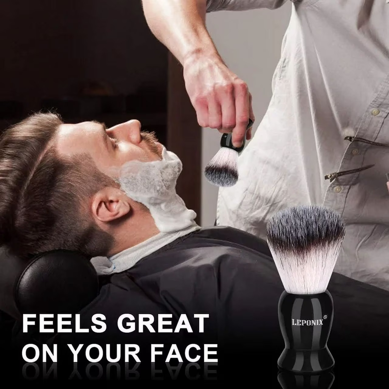 Straight Razor Shaving Kit, Includes 2 Packs Shaving Soap, Straight Edge Razor,