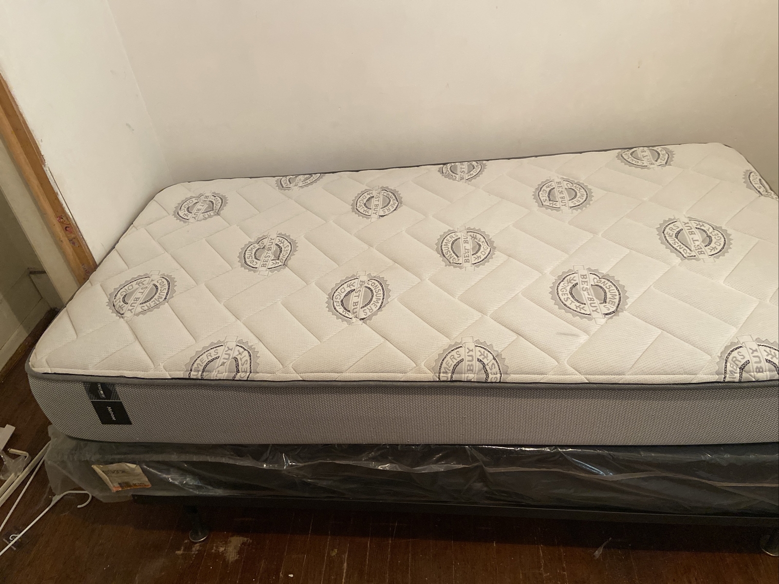 Grandeur Deluxe Twin Size (39″x75″x12″) Mattress and Box Spring Set – Fully…