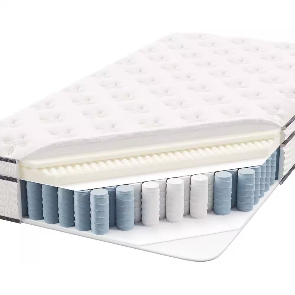 Jenna 10 In. Twin XL Innerspring Mattress in White