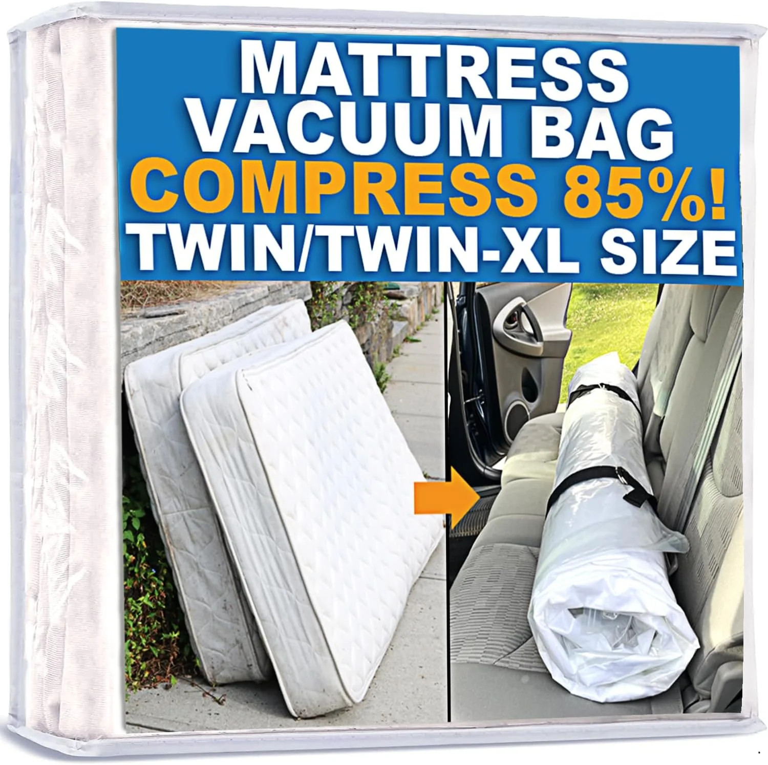 Homie Mattress Vacuum Bag – Compression & Storage Solution