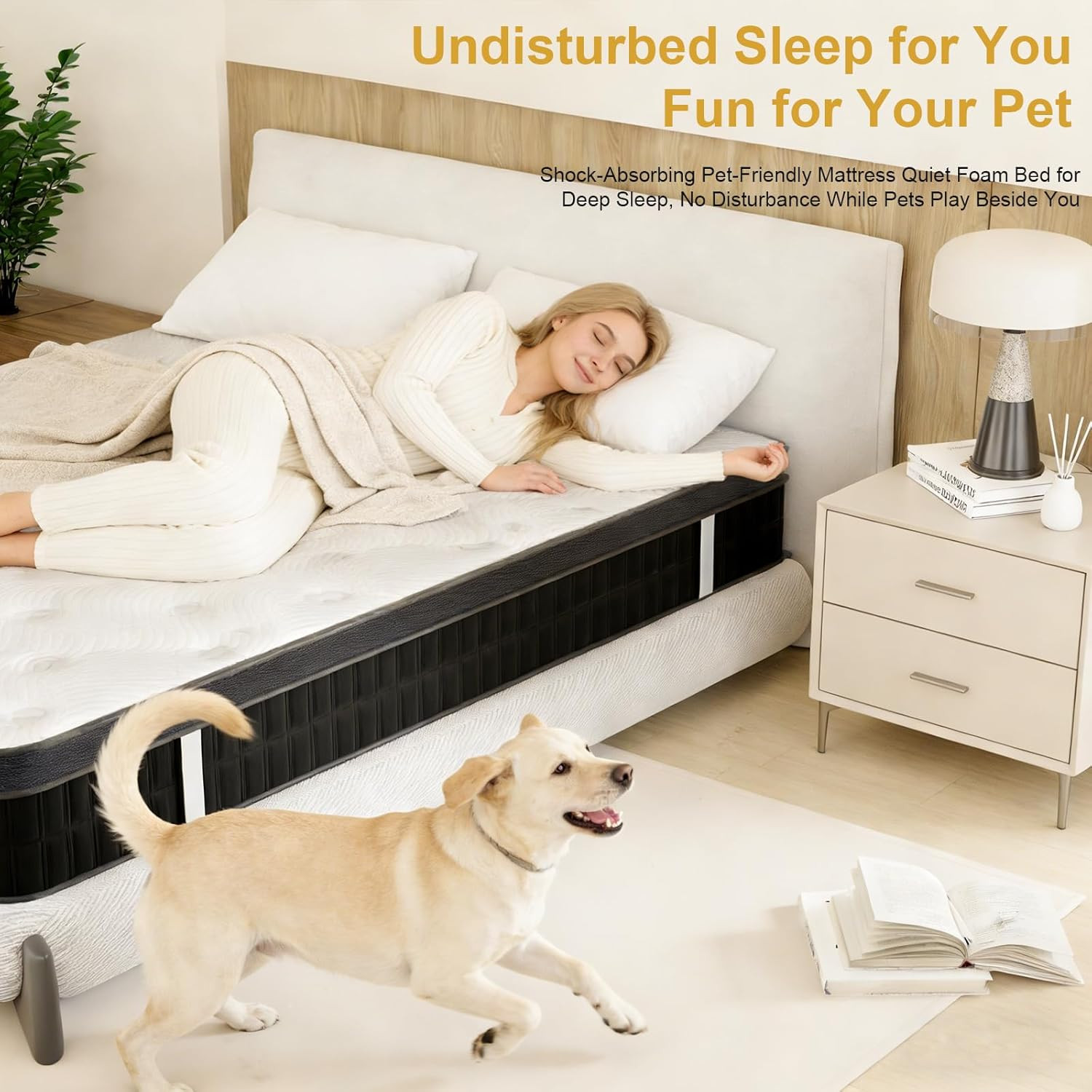Full Mattress 12 Inch Medium Firm Hybrid Mattress Full Size in a Box, Memory Foa