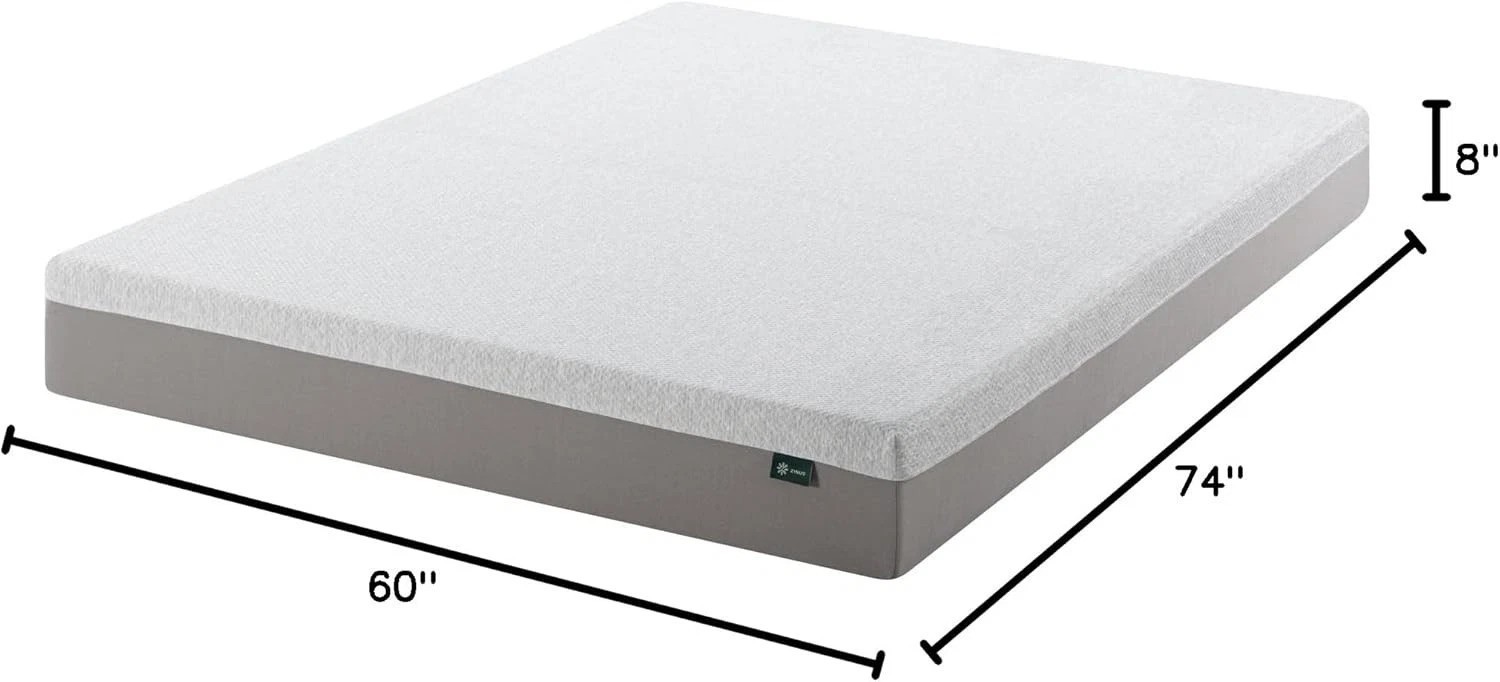 8 Inch Ultima RV Memory Foam Mattress [New Version], Short Queen, Fiberglass …