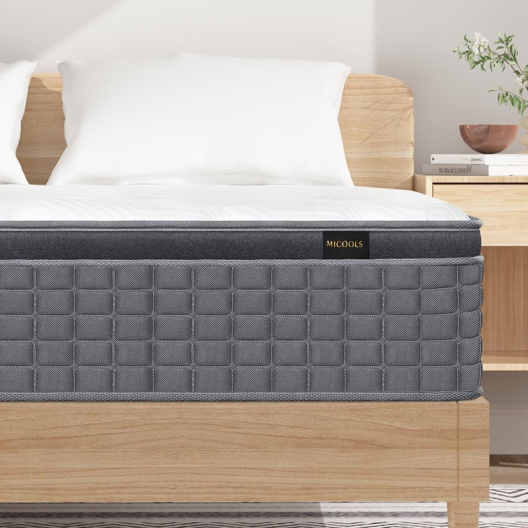 12/14 Inch Mattress in A Box,Pocket Innerspring Hybrid Foam Twin Full Queen King