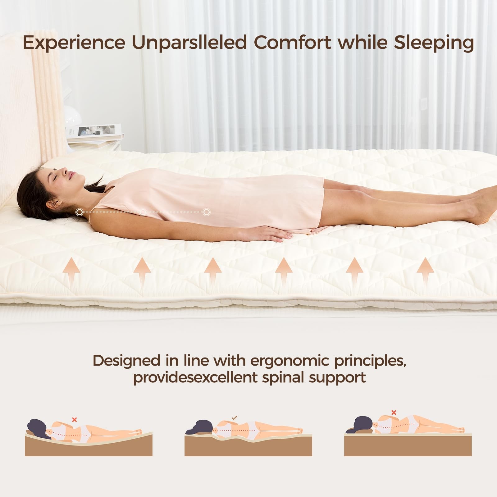 Japanese Floor Mattress with Washable Cover, Folding Futon Mattresss, Tatami …