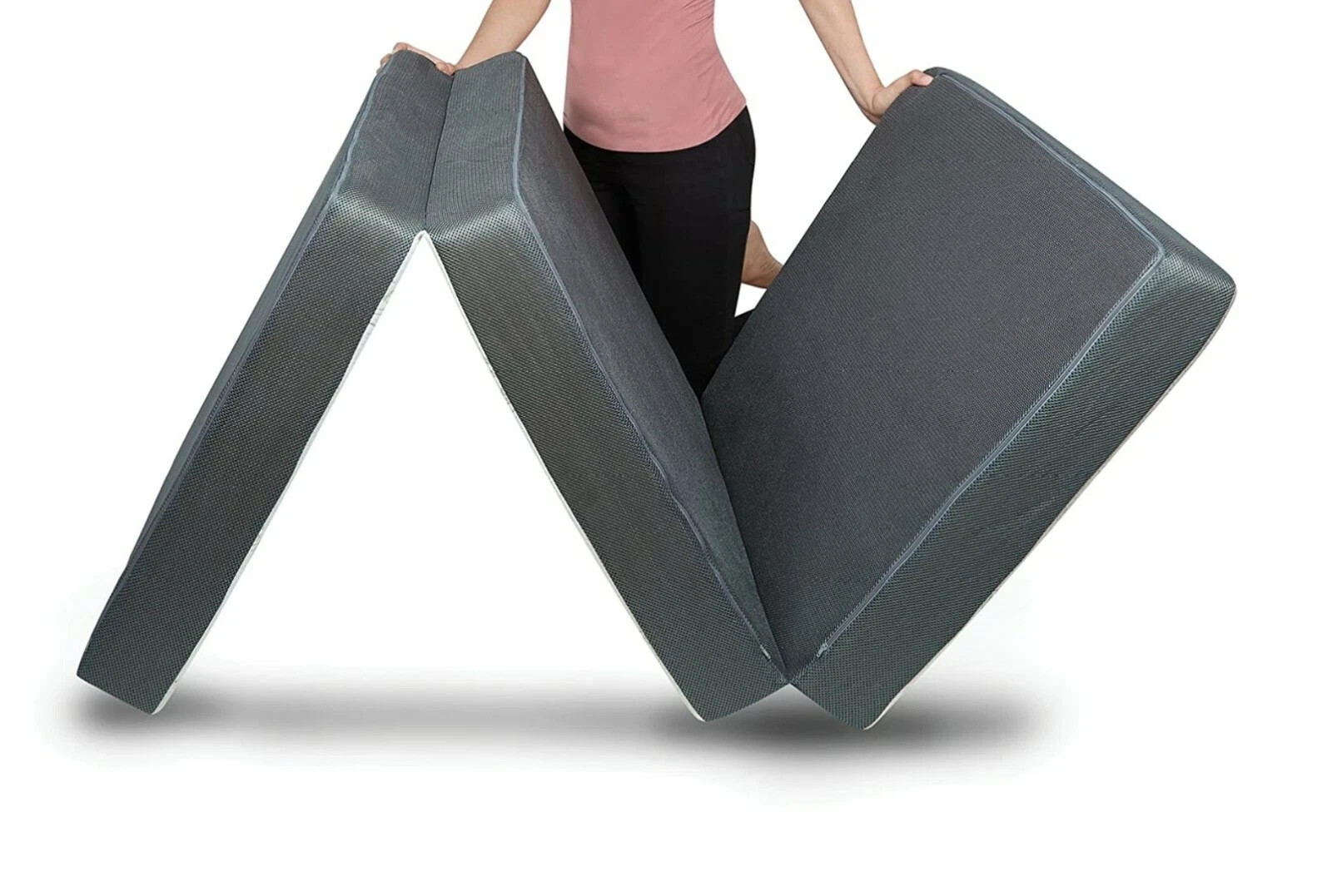 Cozzzi Folding Mattress Twin Size (31) Trifold Foam Topper Portable Sleeping Mat