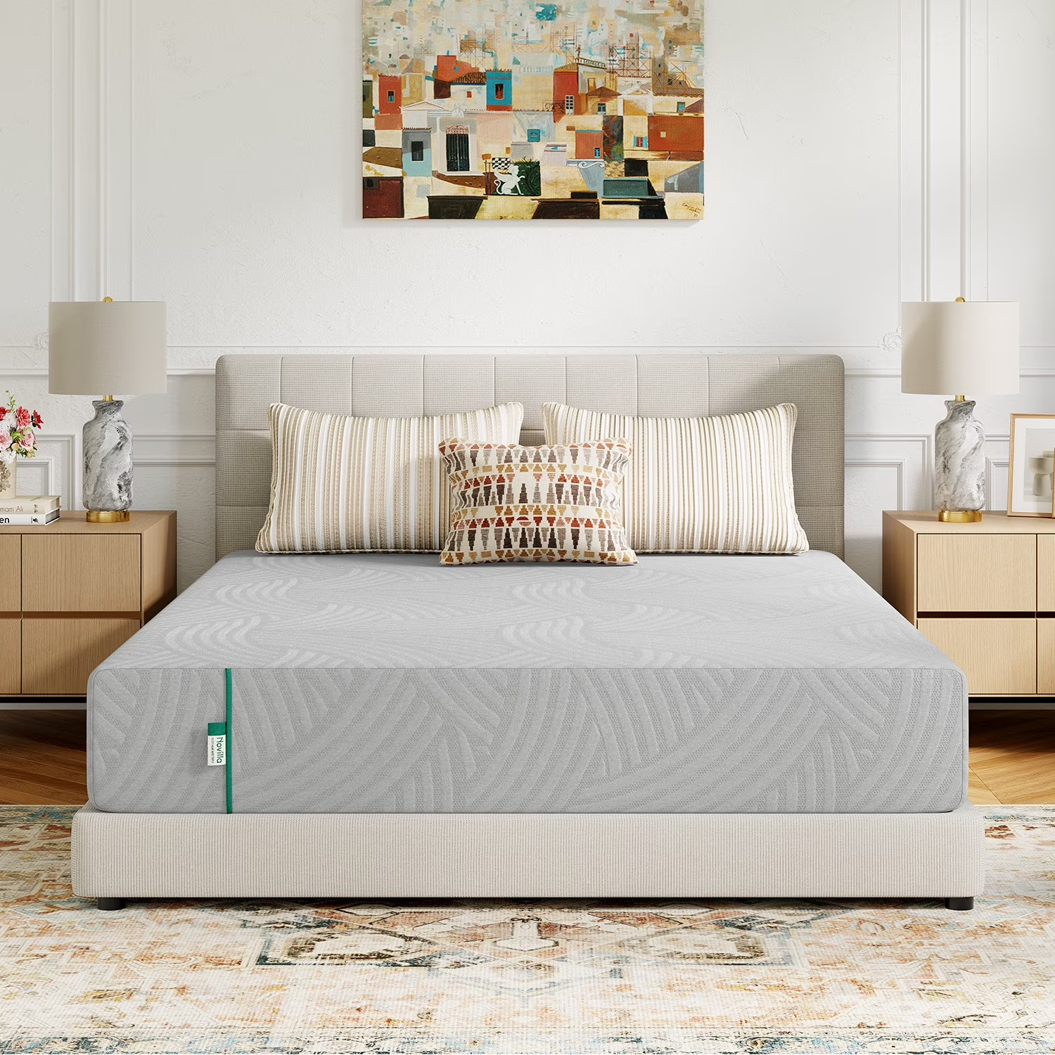 8 Inch Full Memory Foam Mattress Medium Firm Bed in a Box Washable Cover