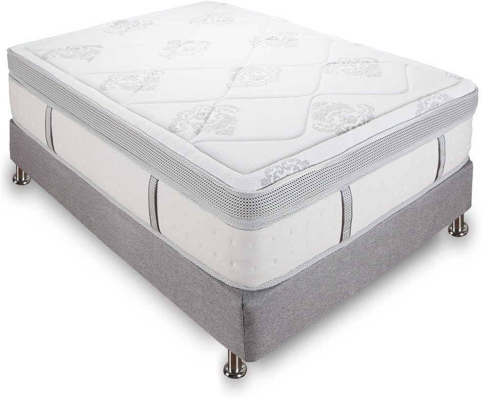 Classic Brands Gramercy 14″ Hybrid Memory Foam & Innerspring Mattress, Twin XL