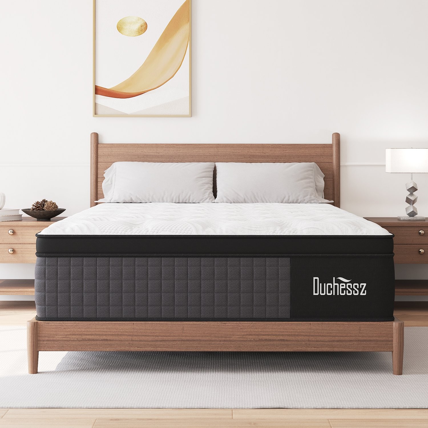 10″12″ 14″ Twin Full Queen King Size Gel Memory Foam Spring Mattress In A Box