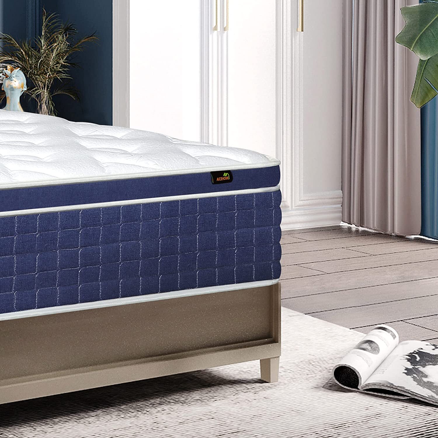 12″14″ Hybrid Mattress Innerspring Medium Firm Twin Full Queen King Bed In a Box