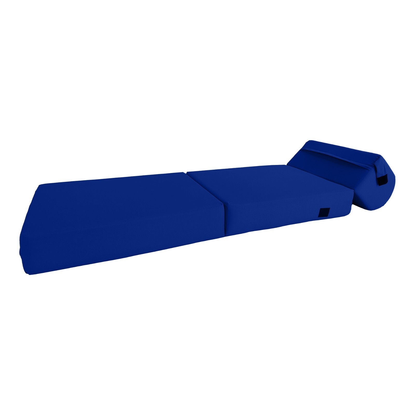 Royal Blue 6 x 24 x 70 Sleeper Chair Folding Foam Bed, Studio Sofa Beds, Couches