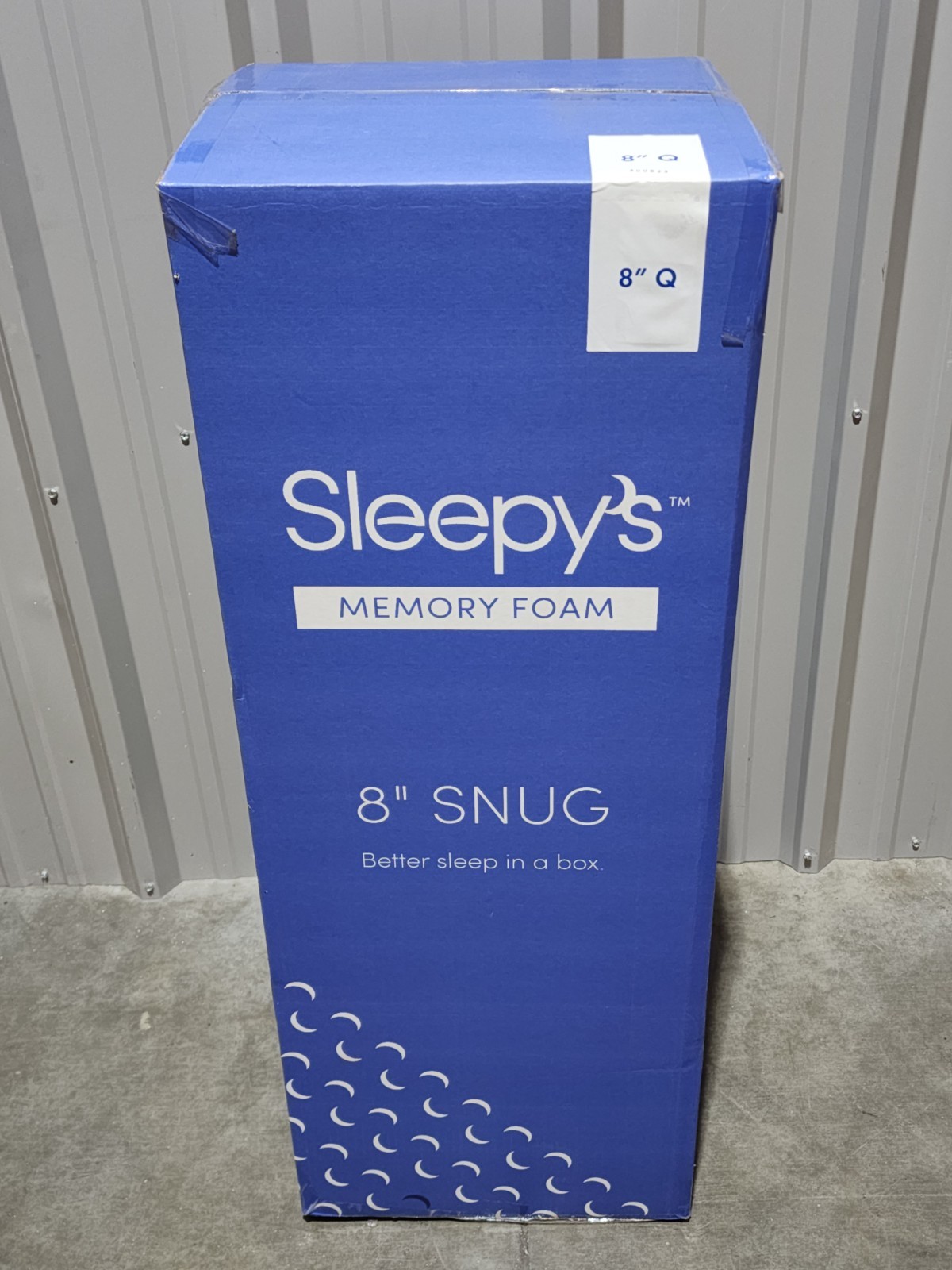 Sleepy’s 8” SNUG Memory Foam RV Mattress In A Box, Short Queen By Sealy