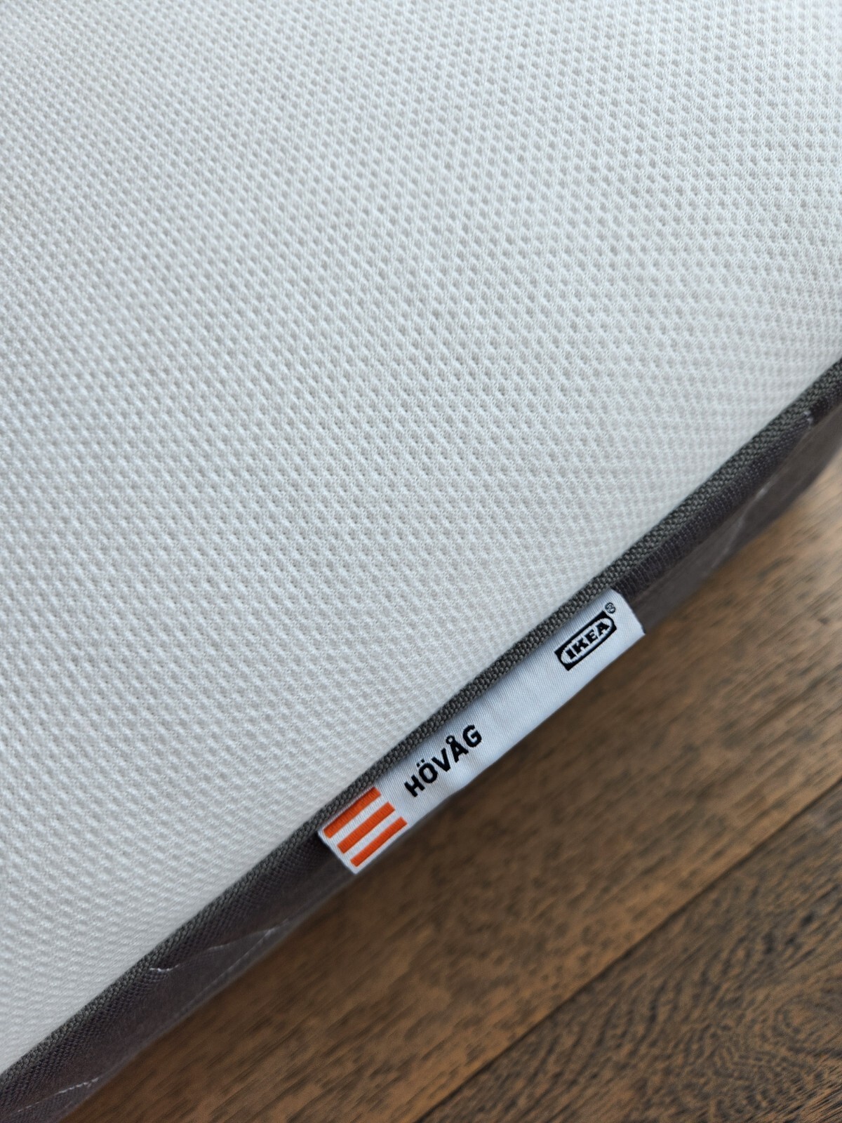 Well used IKEA HÖVÅG Queen Size Mattress Color White and Grey