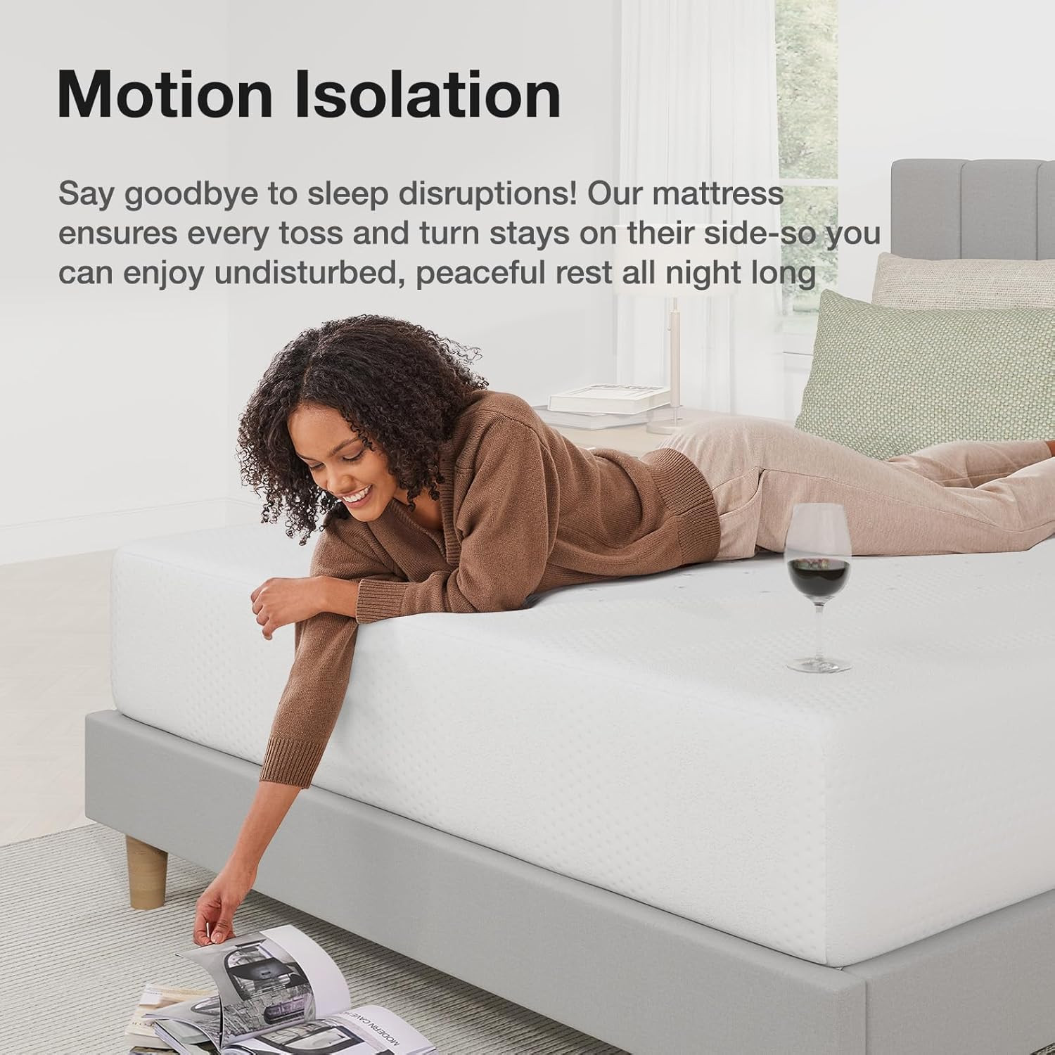 Queen Mattress, 10 Inch Queen Size Memory Foam Mattress in a Box, Gel Memory Foa