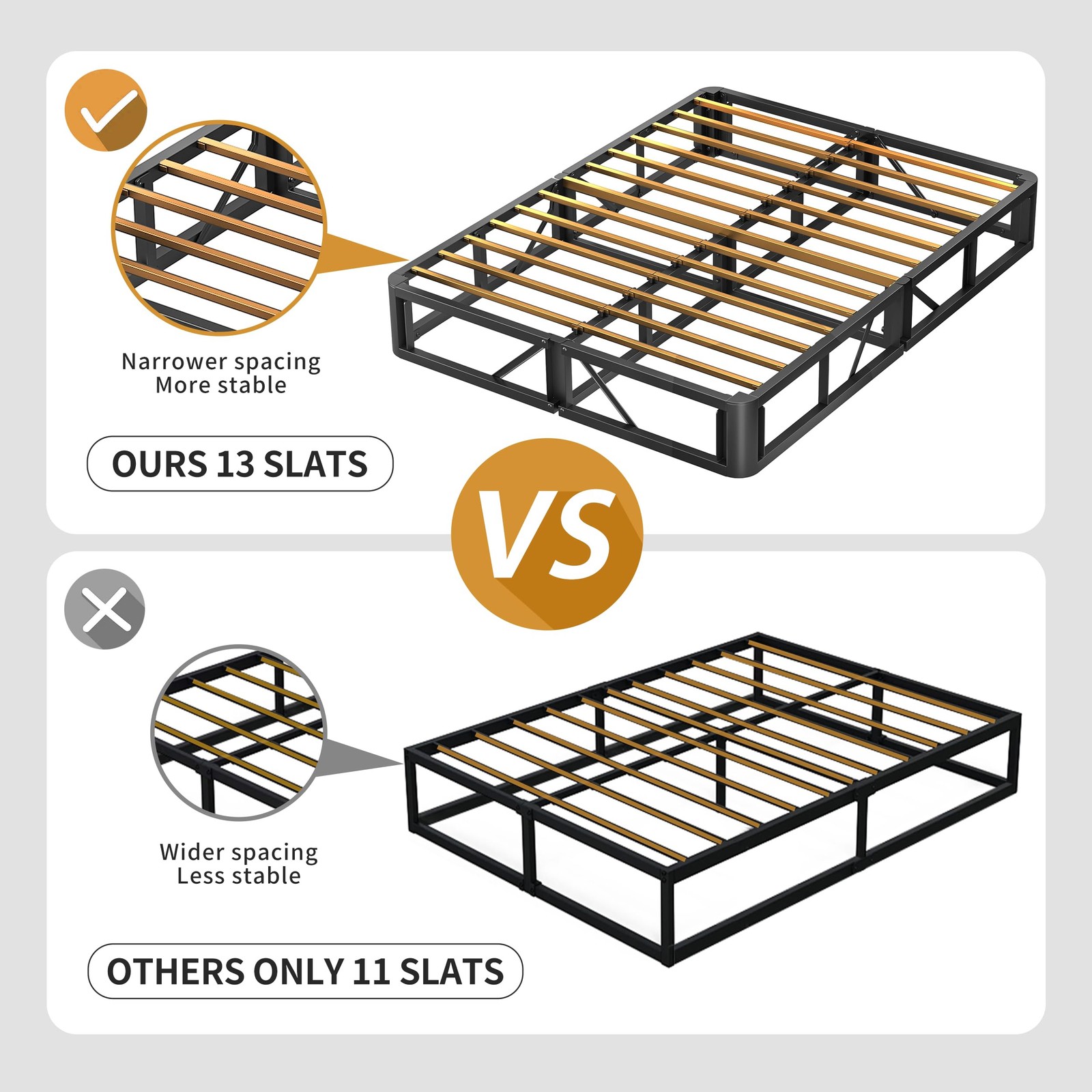 MAF Queen Box Spring 10 Inch High Profile for Queen, 10