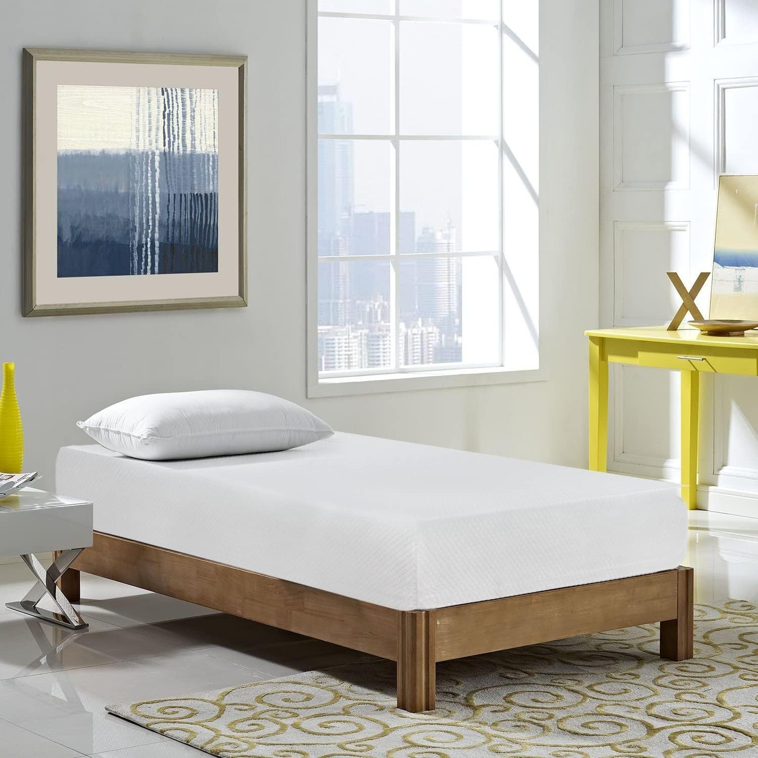 Cooling Ventilated 12-Inch Twin Mattress with Removable Cover – Healthier Sleep