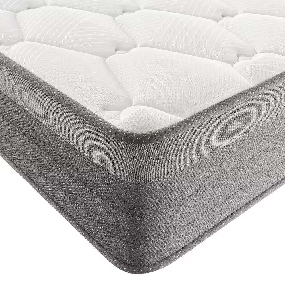 Queen Size Soft Hybrid Gel Memory Foam 10 In. Innerspring Euro Top Support and M