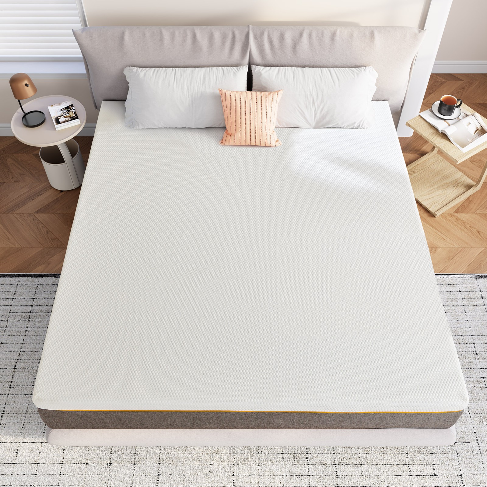 8″10″12″14″ Mattress Memory Foam Mattress Bed in a Box,Twin Full Queen King Size