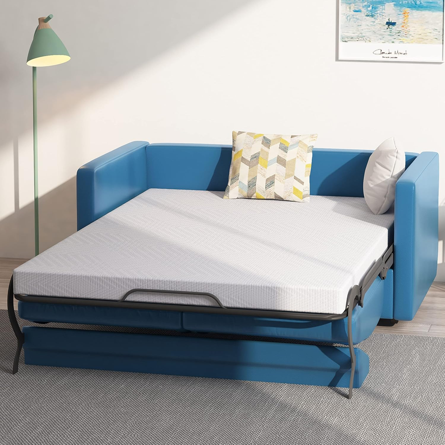 EGOHOME Queen Memory Foam Replacement Mattress Sleeper 4.5-Inch for Convertible