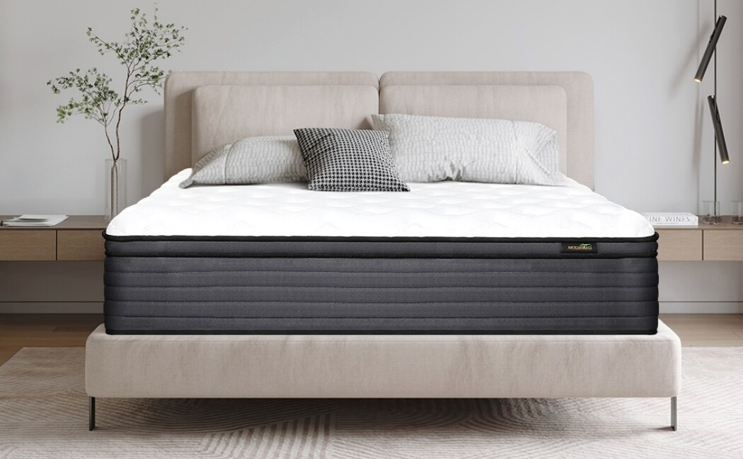 12″ 14″ Gel Memory Foam Mattress Twin Full Queen King Bed Hybrid Spring In A Box