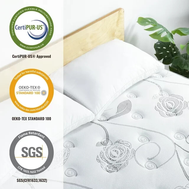 New GrandRest 13” Adult Ultra Support Gel Hybrid Memory Foam Mattress Full NIB