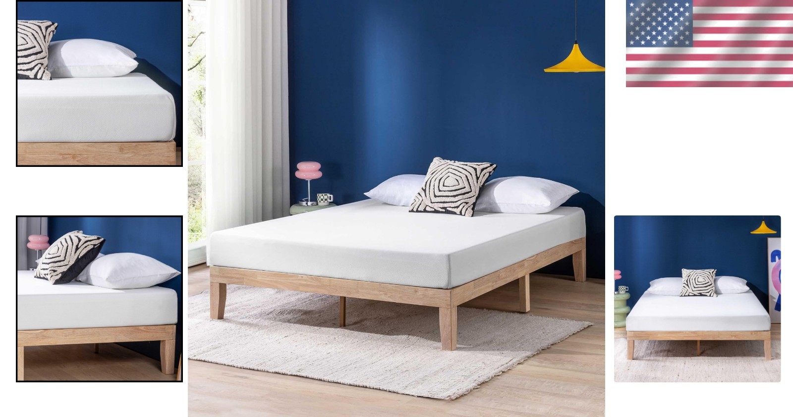 8-Inch Cooling Gel Memory Foam Mattress – Medium Firm, CertiPUR-US Certified