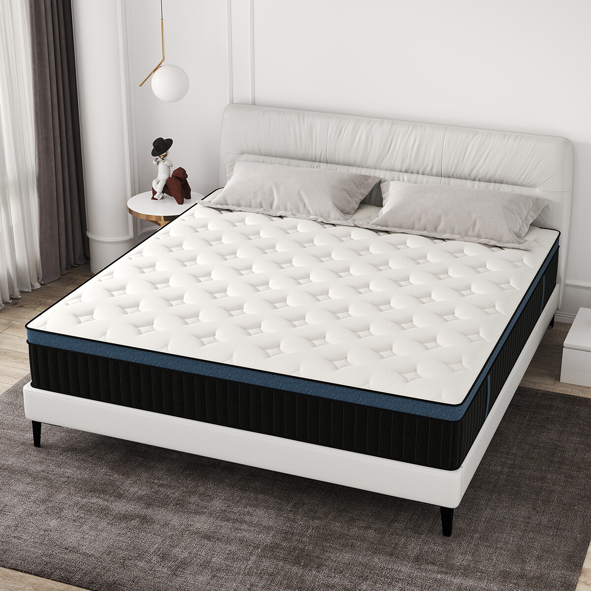 12″14″ Hybrid Mattress Memory Foam InnerSpring Twin Full Queen King Bed In a Box