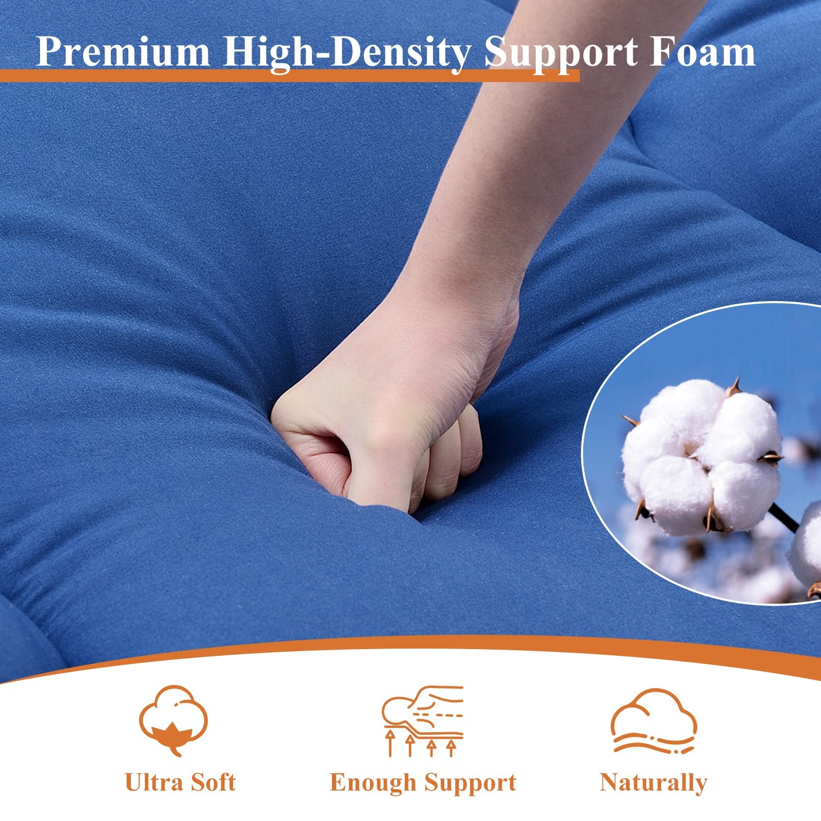 Futon Mattress Thicken Sleeping Mattress for Floor Folding Mattress for Adult…