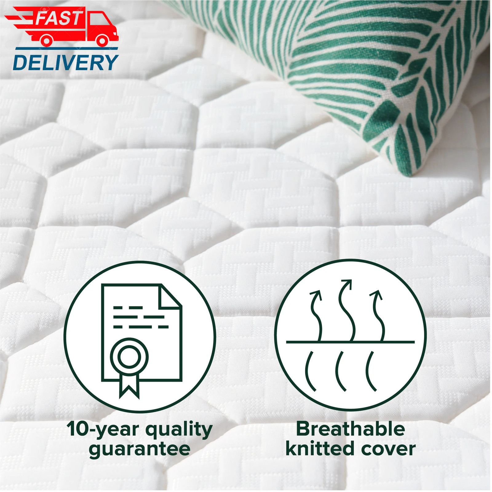 6″ Basic Tight Top Bonnell Innerspring Mattress, Twin XL