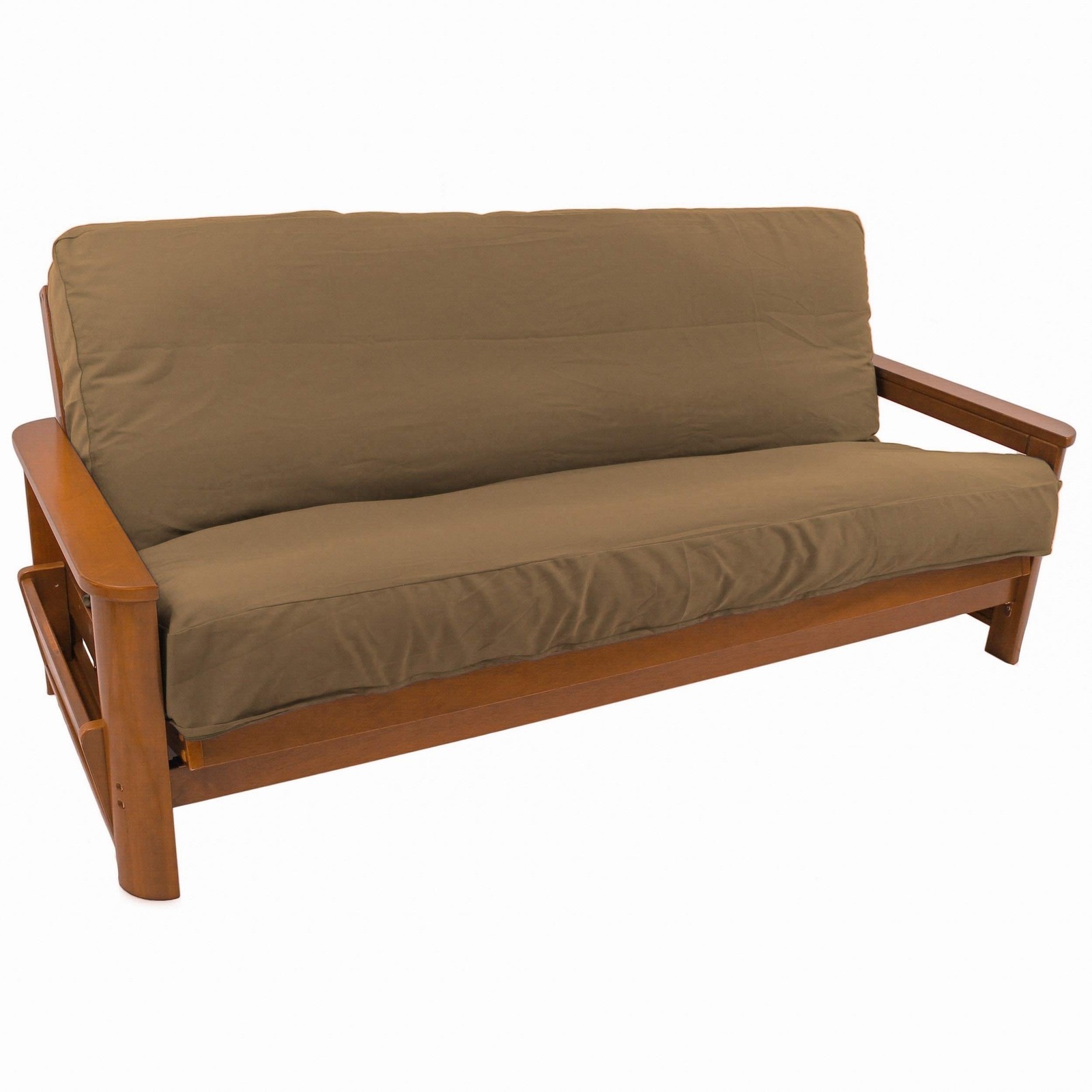 Blazing Needles Solid Twill 8 to 9 In Full Futon Cover