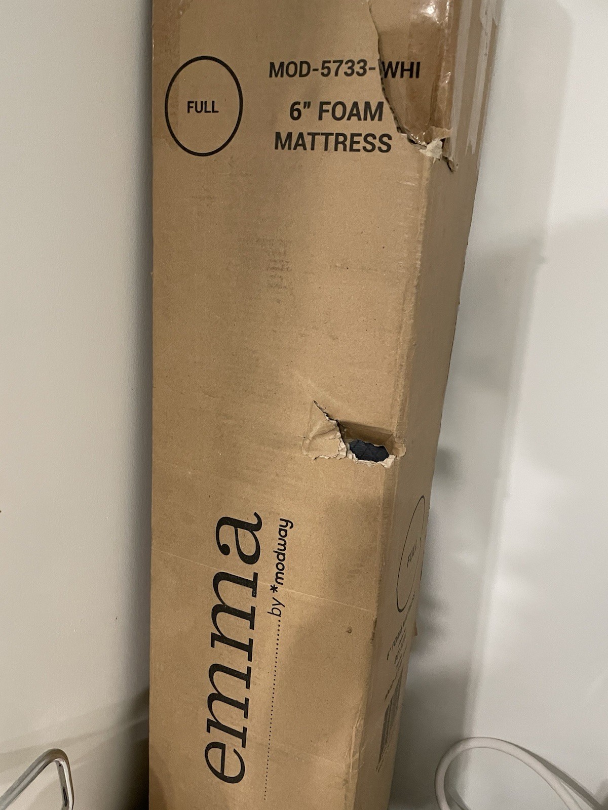 Emma by Modway 6″ full size memory foam mattress