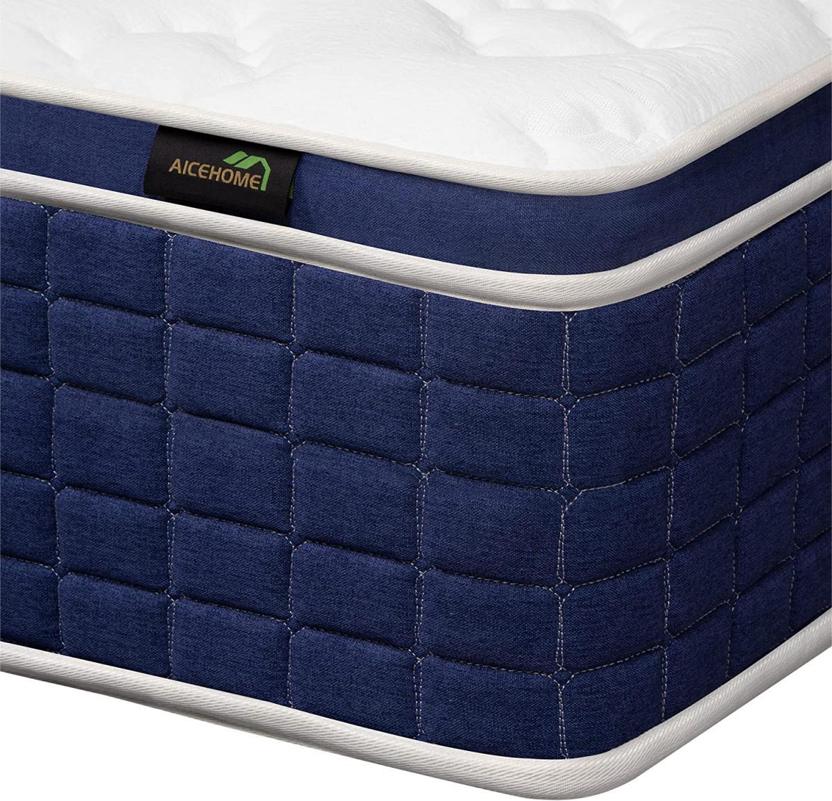 12″ Pocket Spring Mattress Twin Full Queen King Size Hybrid Mattresses Furniture