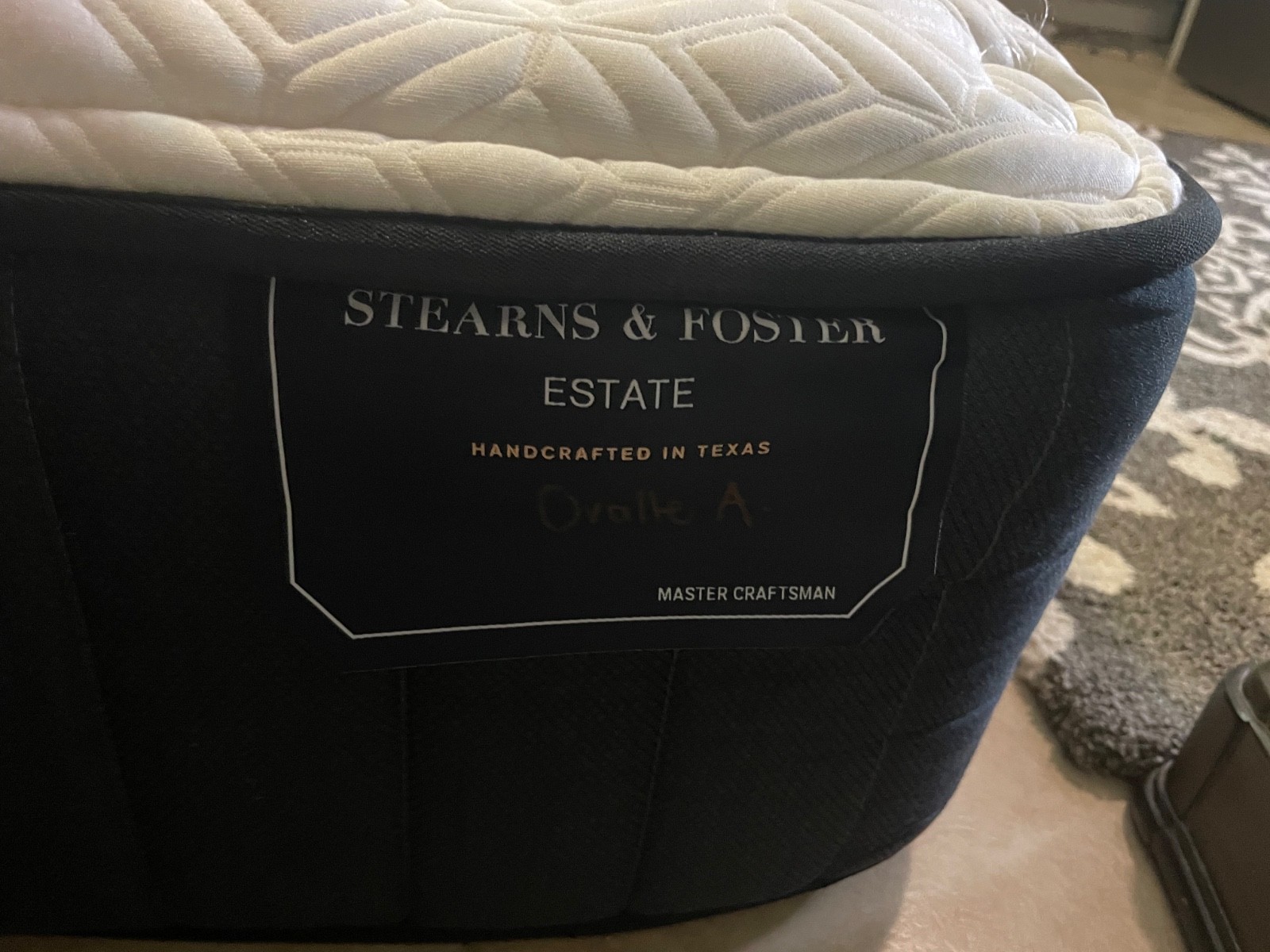 STEARNS & FOSTER LUX ESTATE QUEEN Med Firm 11” MATTRESS
