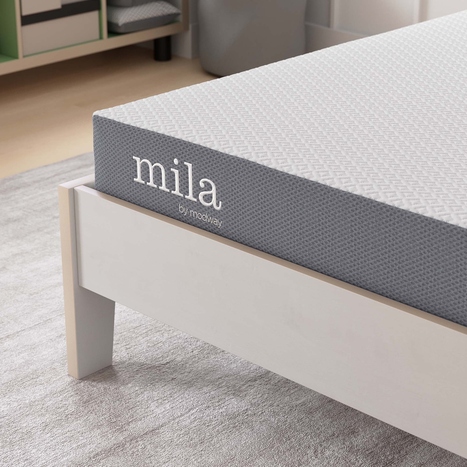 Modway Mila Firm 6″ Fiberglass Free Memory Foam Narrow Twin Mattress