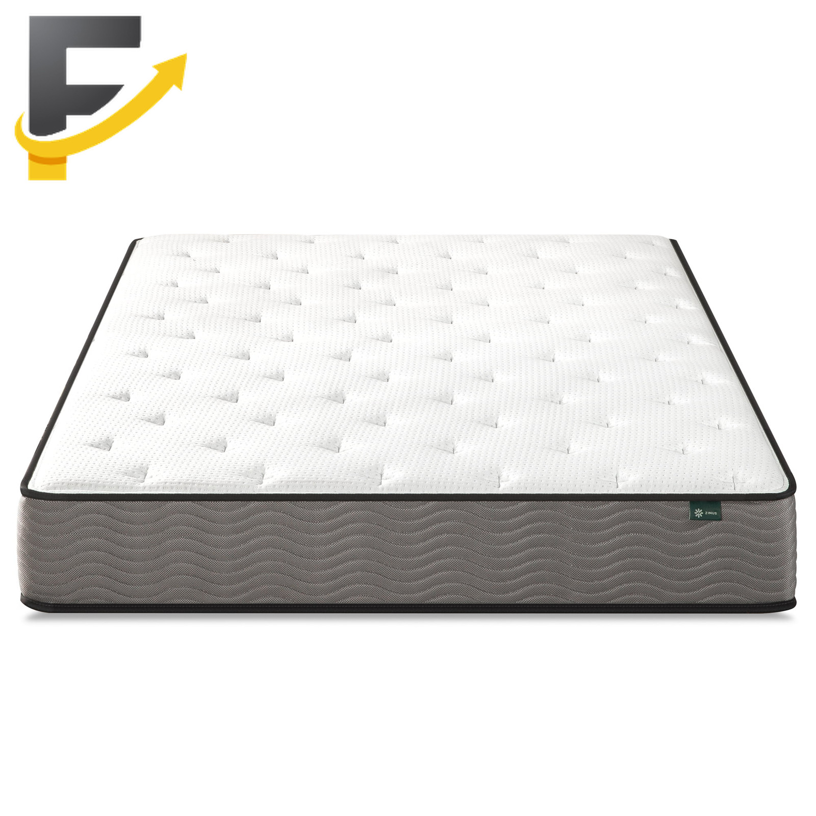 Zinus Support Plus 10″ Twin Tight Top Medium Hybrid Mattress with Comfort Foam