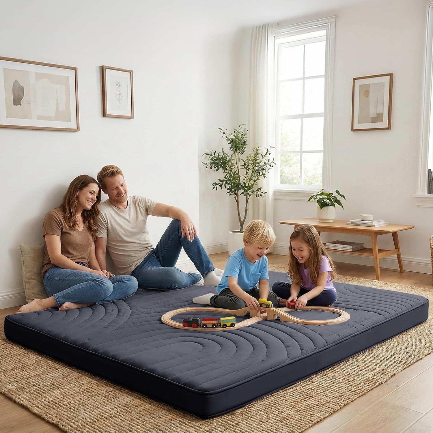 Japanese Floor Mattress Futon Mattress Size, Thicken Roll Up