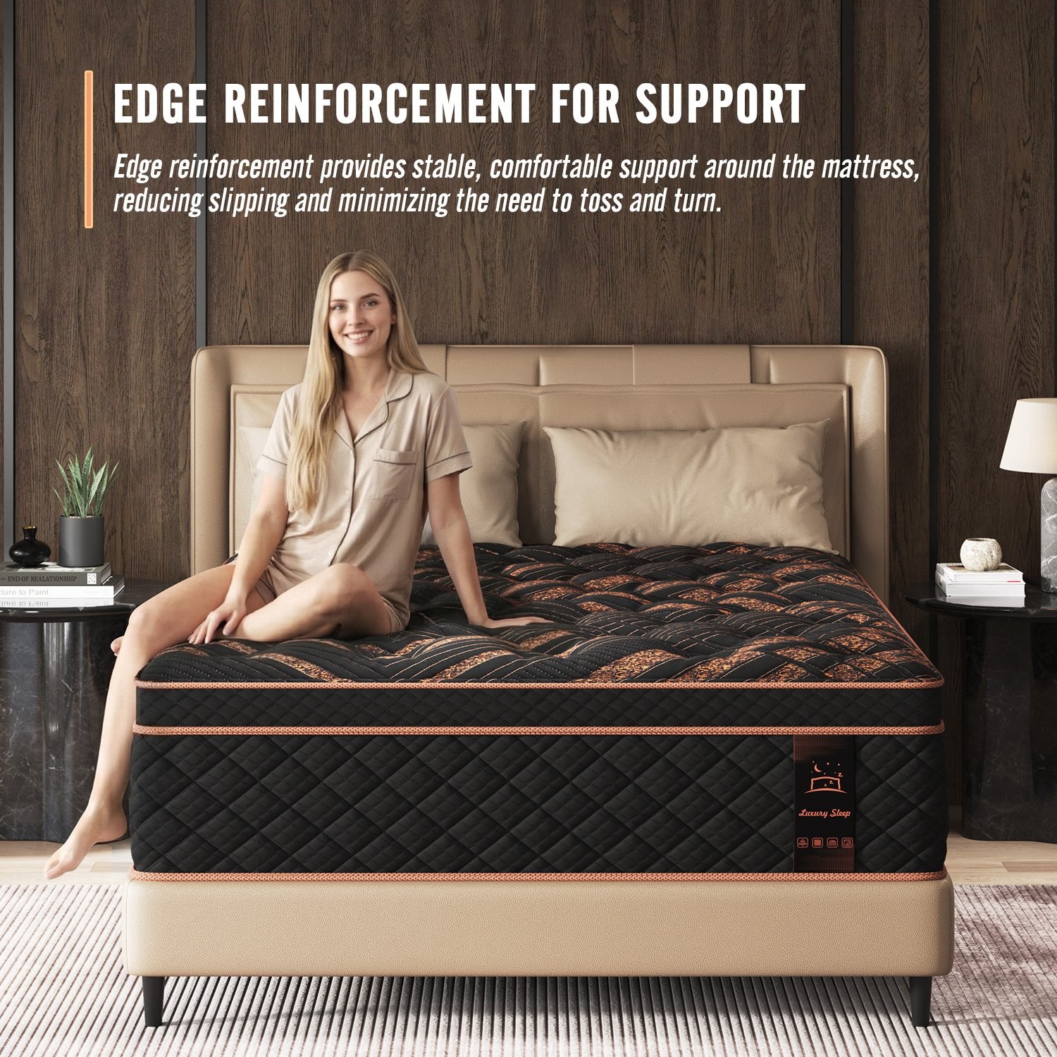14″Twin Full Queen King Size Gel Memory Foam Spring Mattress In A Box