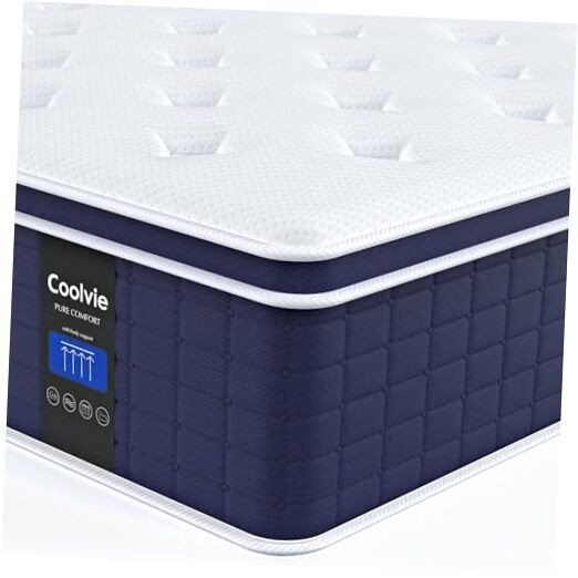 Mattress 14 Inch, Hybrid Bed Mattress in a Box, 4 Twin 14 Inch Medium Firm