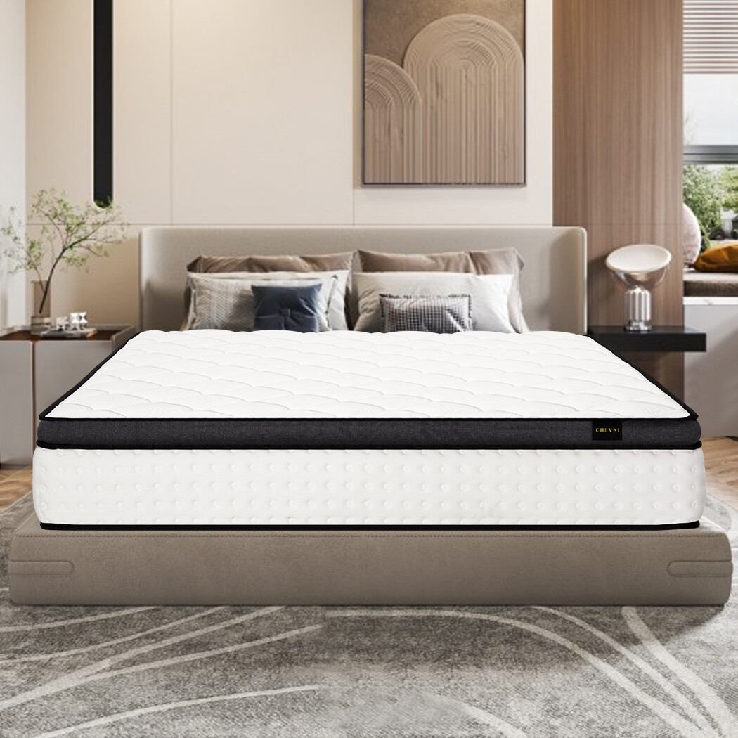 12” Memory Foam Mattress Hybrid InnerSpring Twin Full Queen King Size in Box
