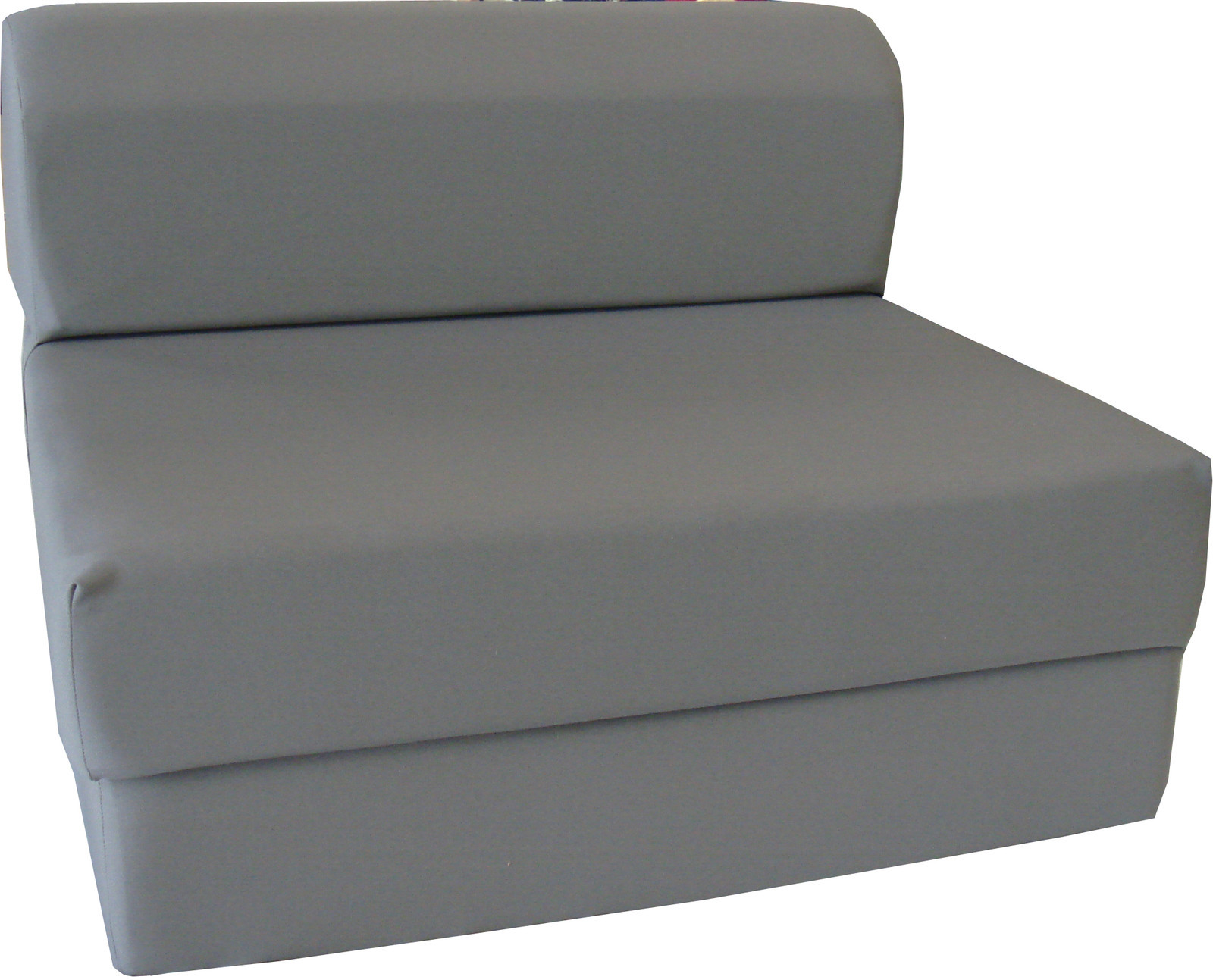 Sleeper Chair Folding Foam Beds Density 1.8 lbs, Full Size 6Hx36Wx70L, Gray