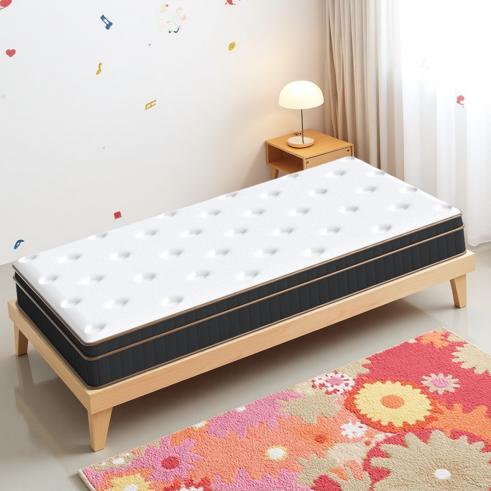 Twin Innerspring Mattress 10″ – Medium Firm Breathable For Dorms Guests
