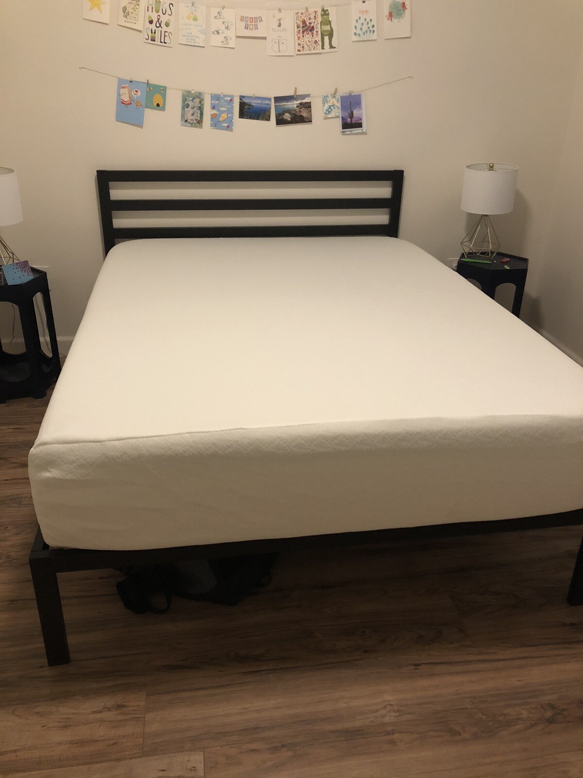 Zinus AZ-BTCM-12Q Memory Foam Green Tea Mattress, Queen – White
