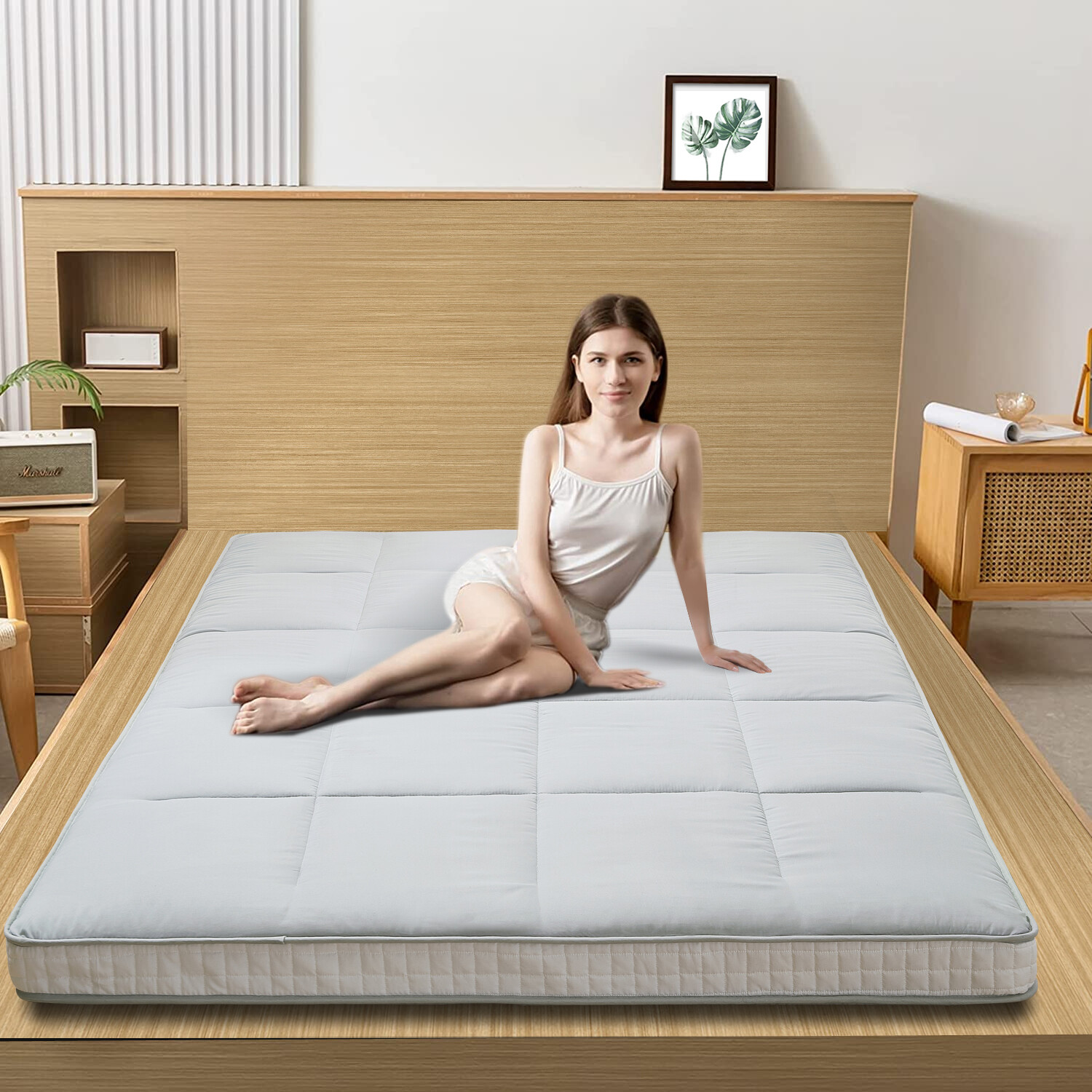 80×39/54/60/inch Floor Mattress Japanese Thicken Futon Bed Lounge Camping Pad