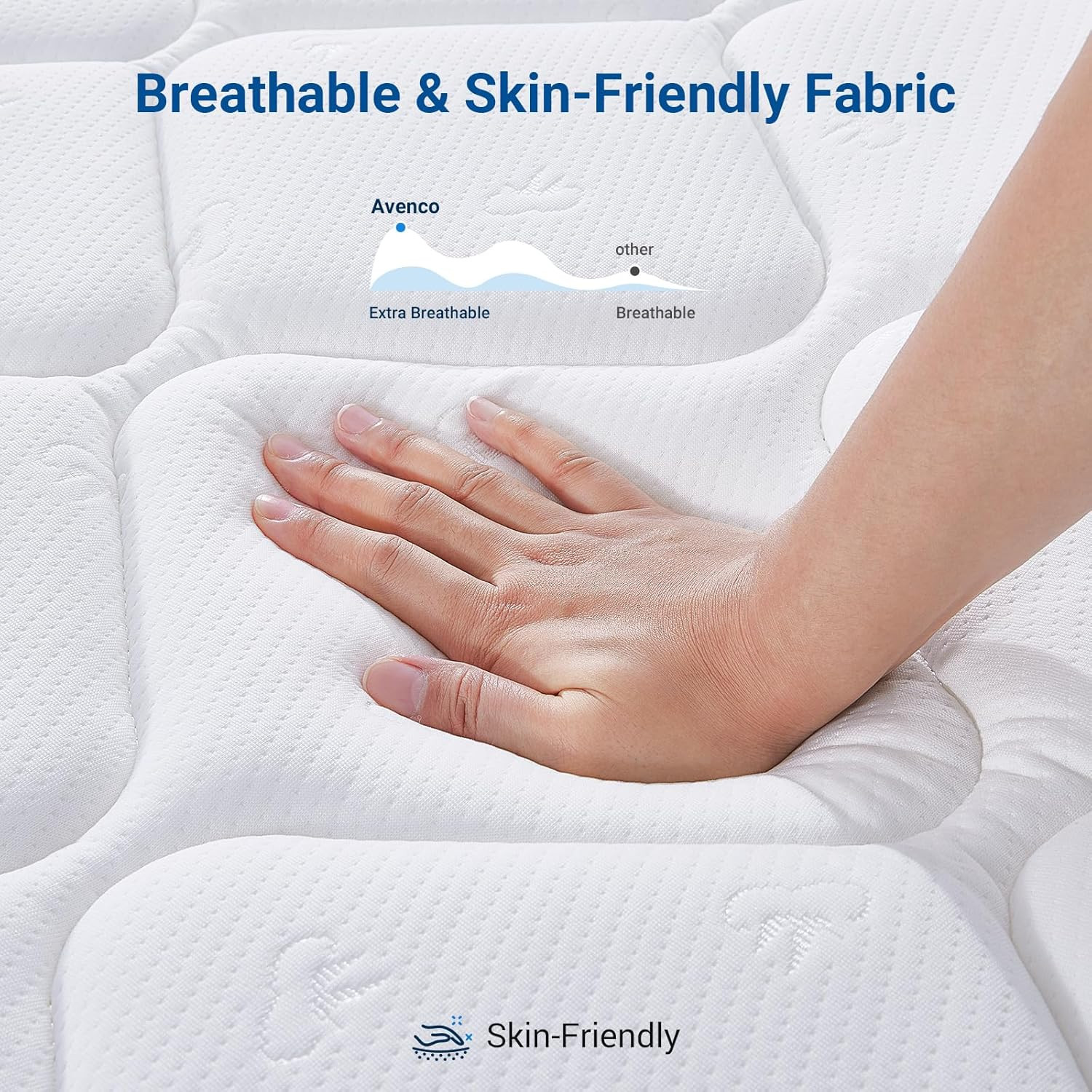 14″ King Pocket Spring Mattress for Silent Sleep & Ultimate Support